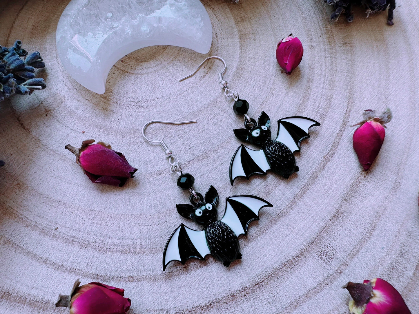 Beetle Bat Earrings