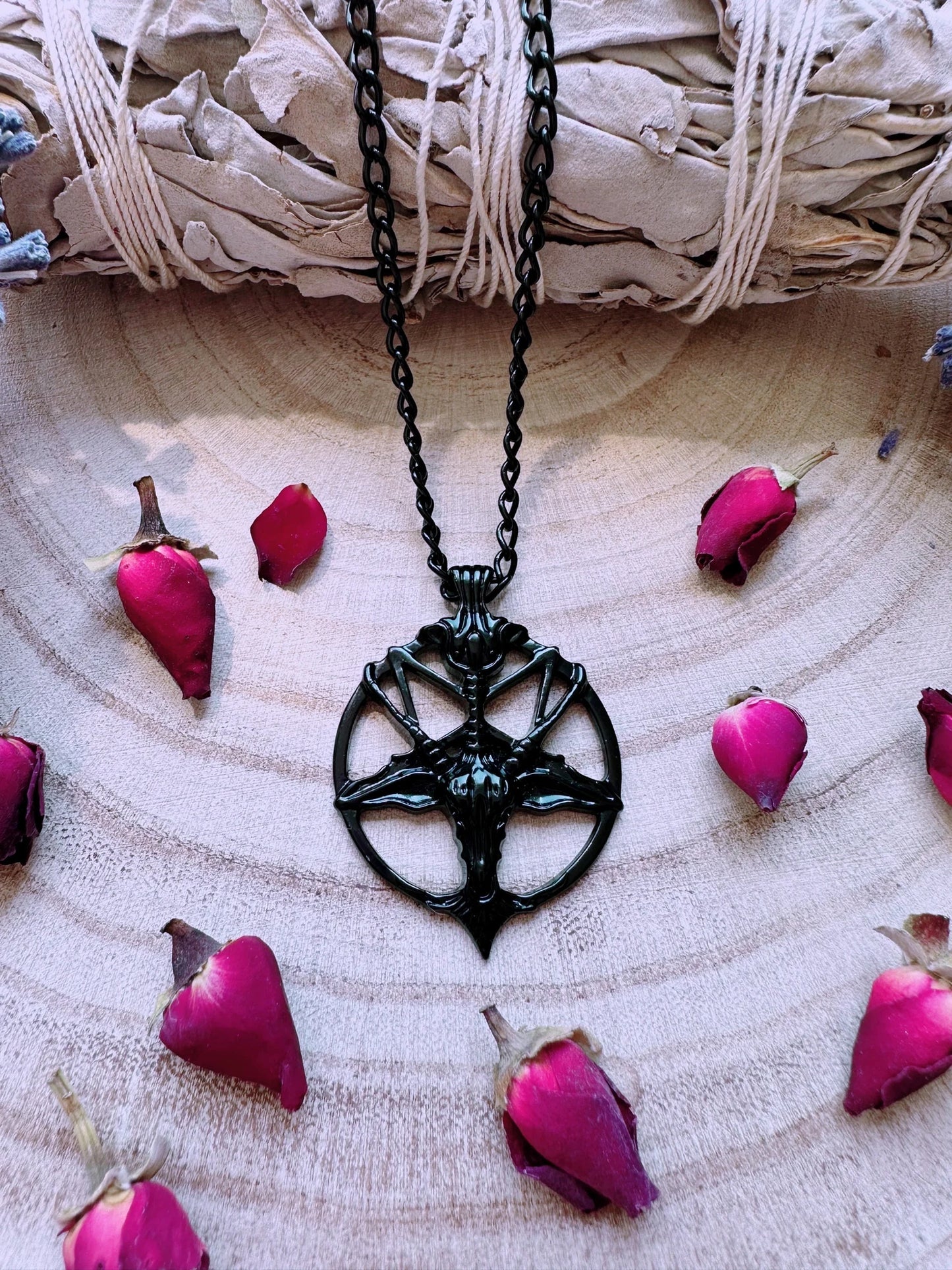 Black Baphomet Necklace
