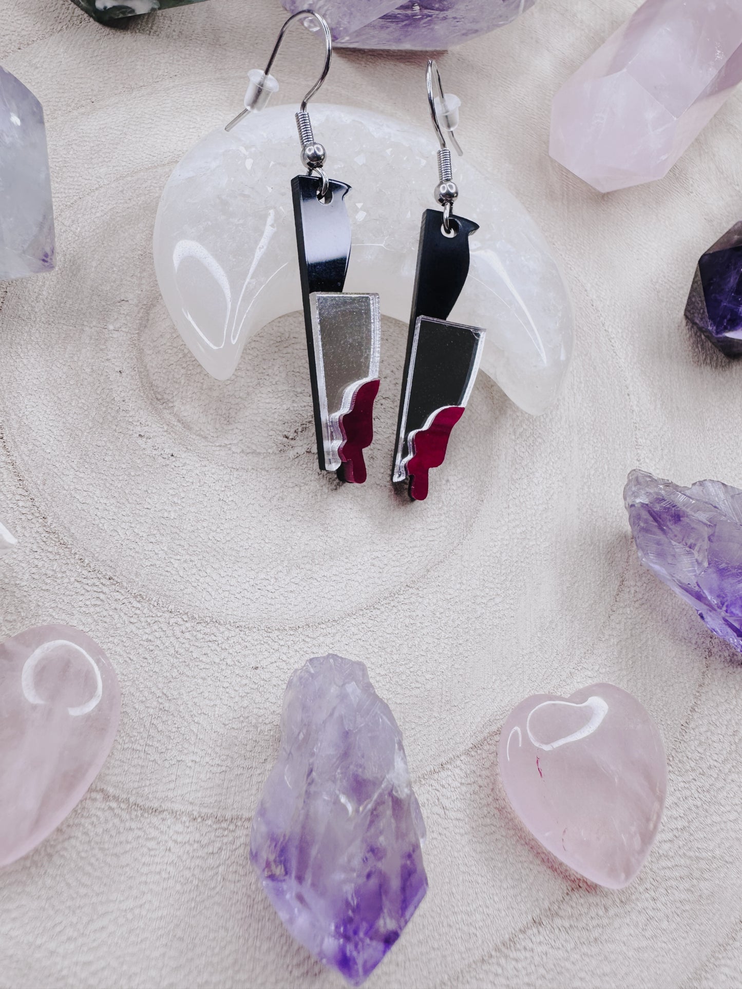 Final Girl Bloody Knife Earrings