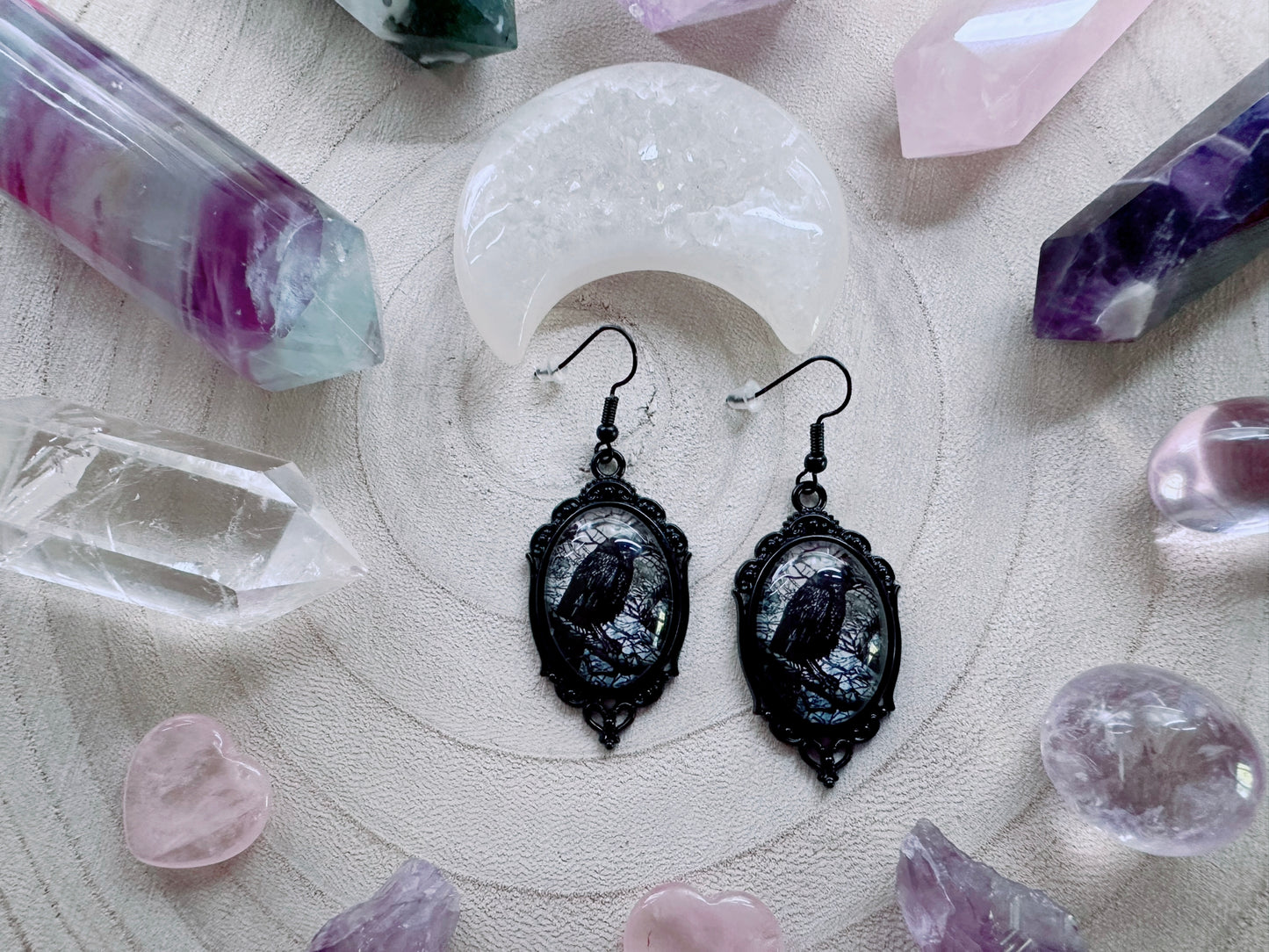 Raven’s Romance Earrings