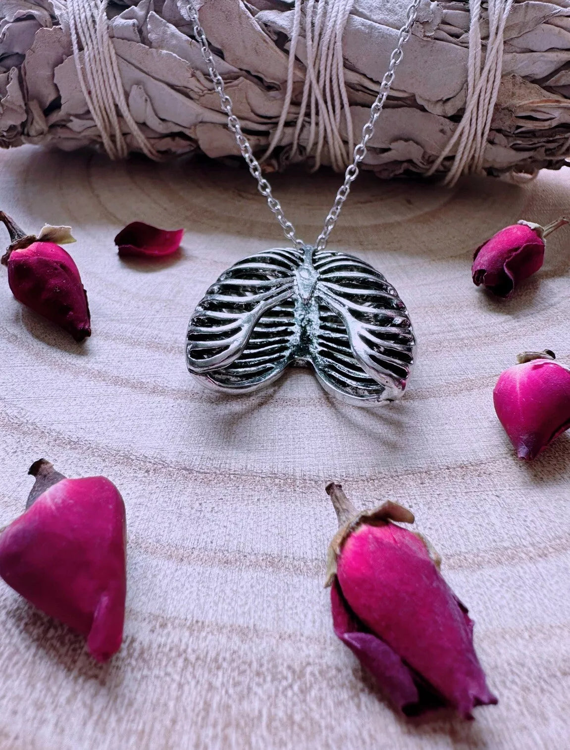 Anatomical Rib Cage Necklace