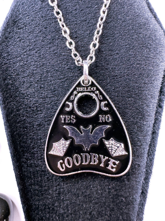 Bat Ouija Planchette Choker