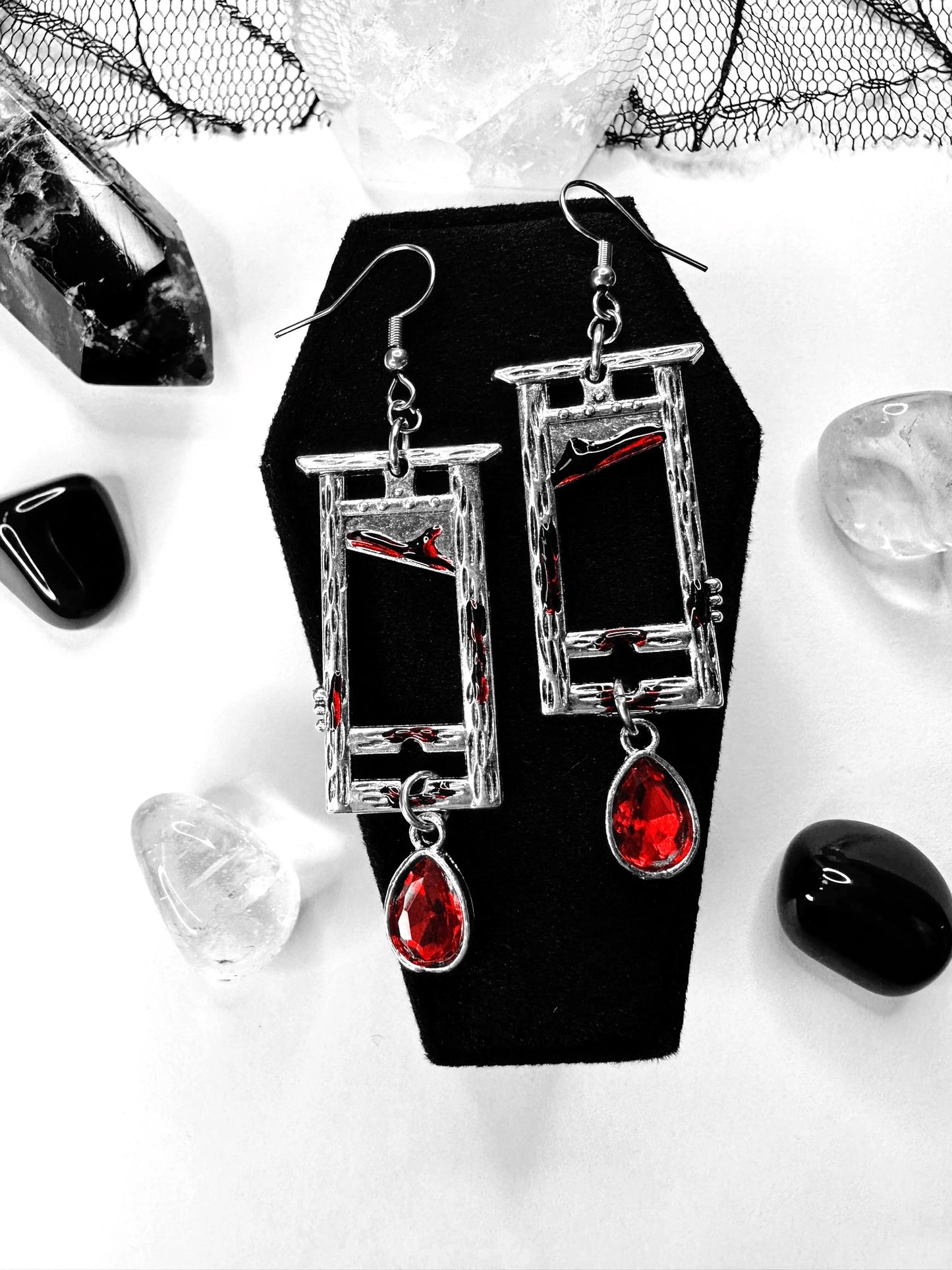 Bloody Guillotine Earrings