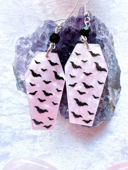 Casket Of Bats Earrings