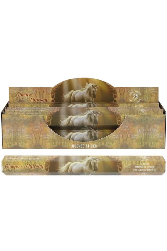 Anne Stokes Glimpse Of A Unicorn Incense Sticks