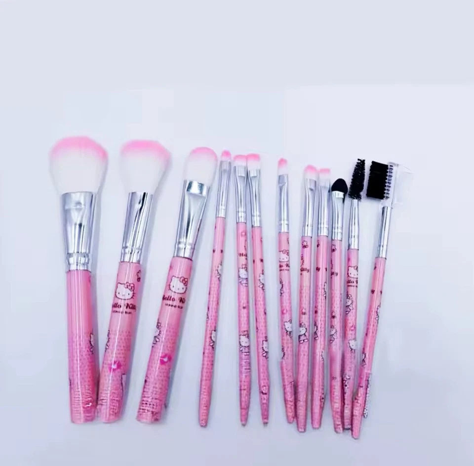 Hello Kitty 12 Piece Makeup Brushes