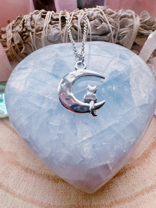 Kitten Moon Necklace