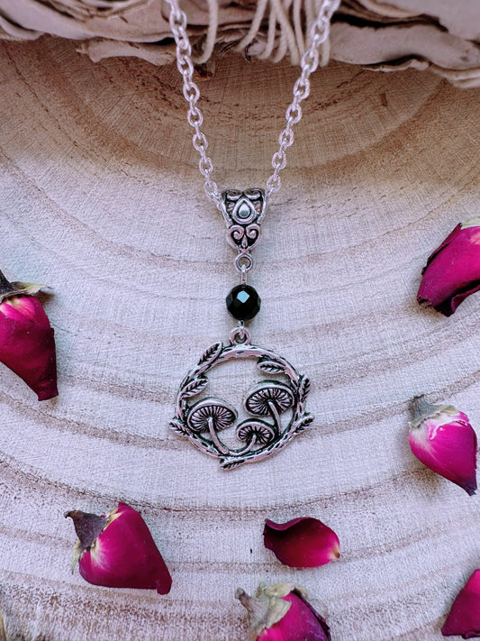 Mushroom Ring Necklace