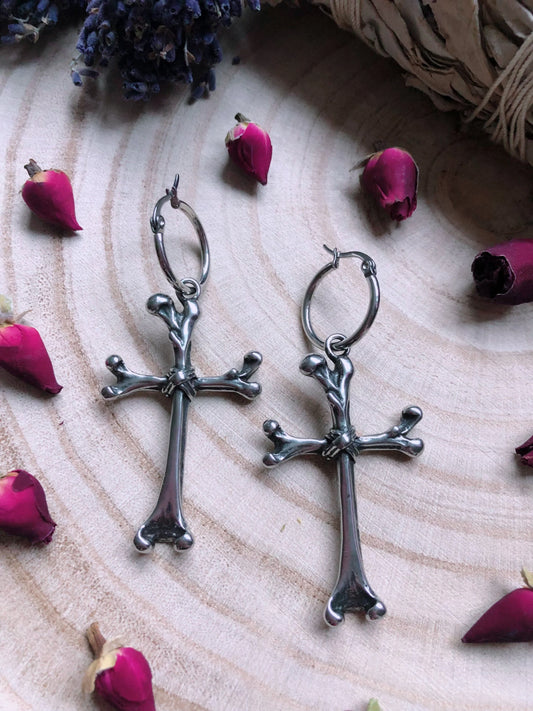 Of Blood & Bones Hoop Earrings
