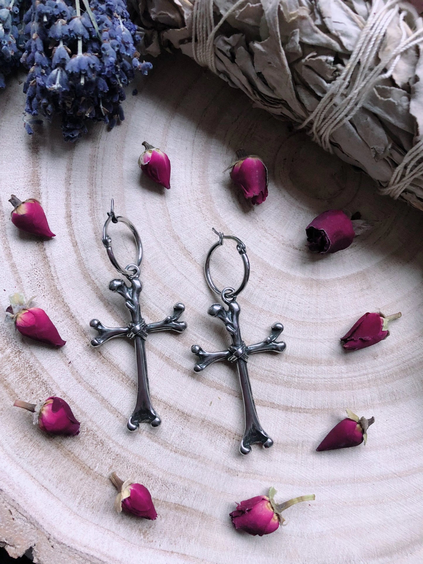 Of Blood & Bones Hoop Earrings