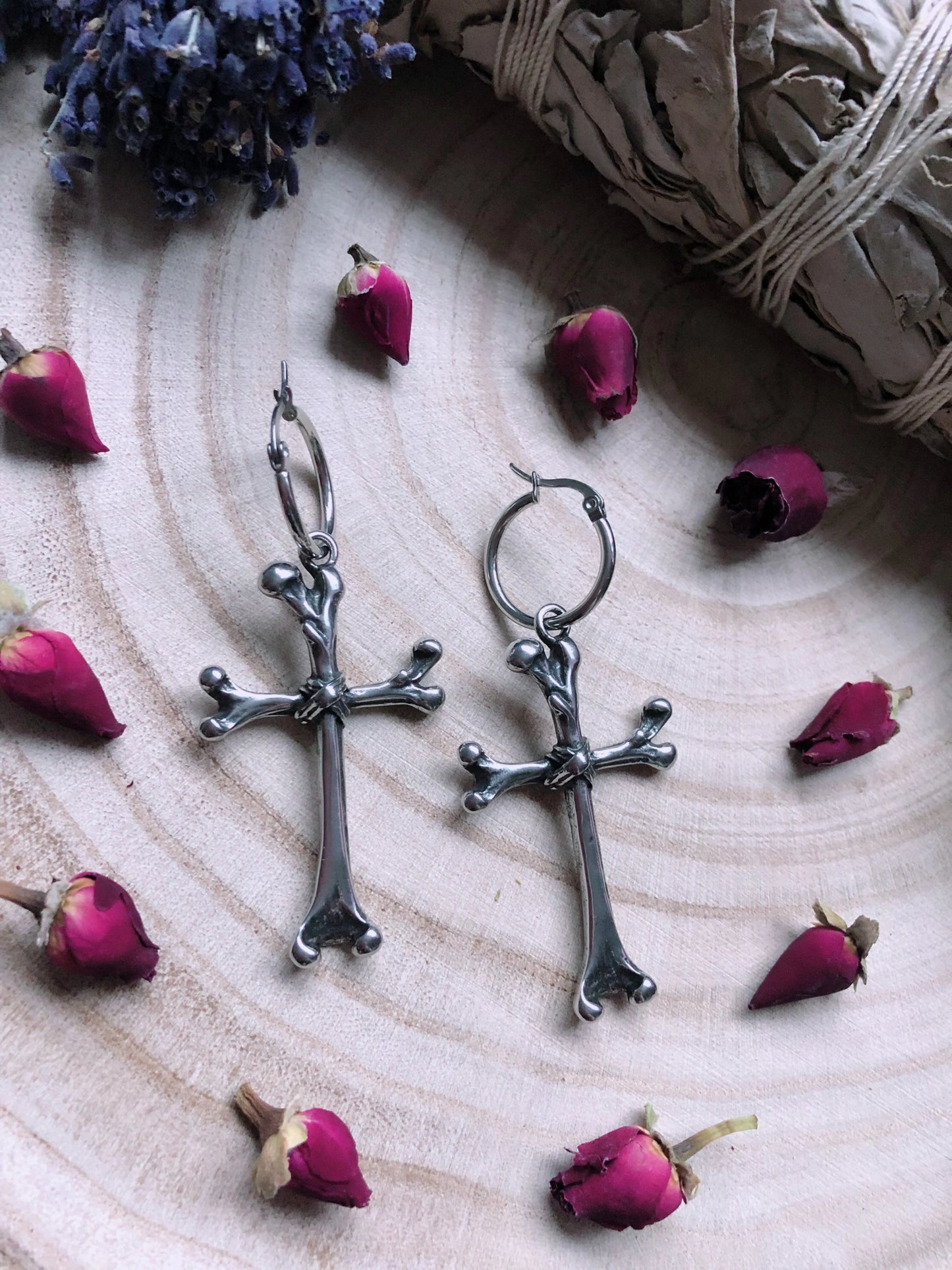 Of Blood & Bones Hoop Earrings