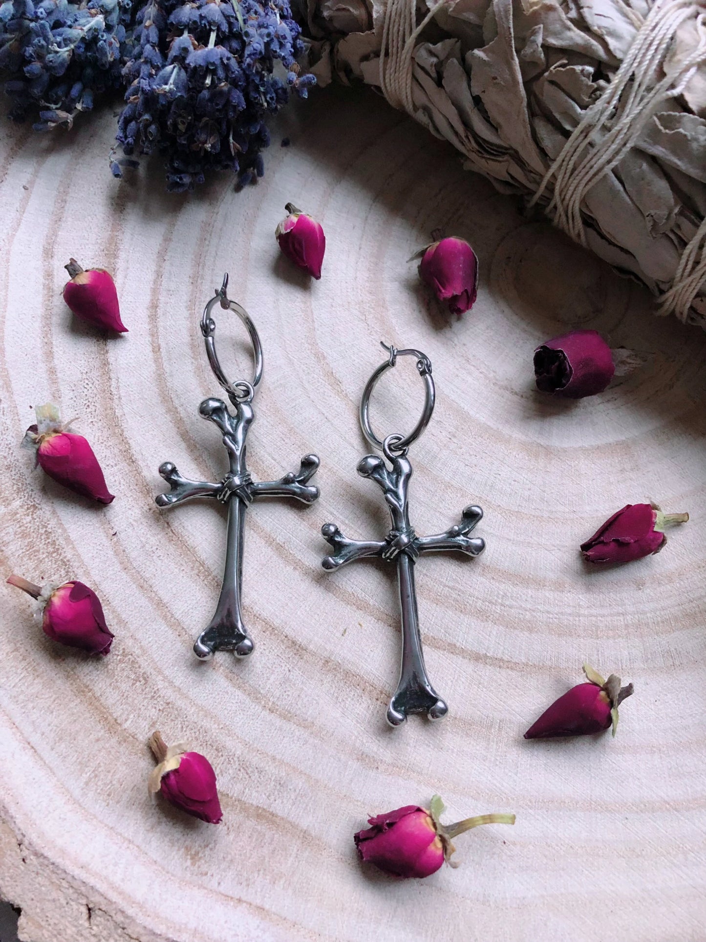 Of Blood & Bones Hoop Earrings
