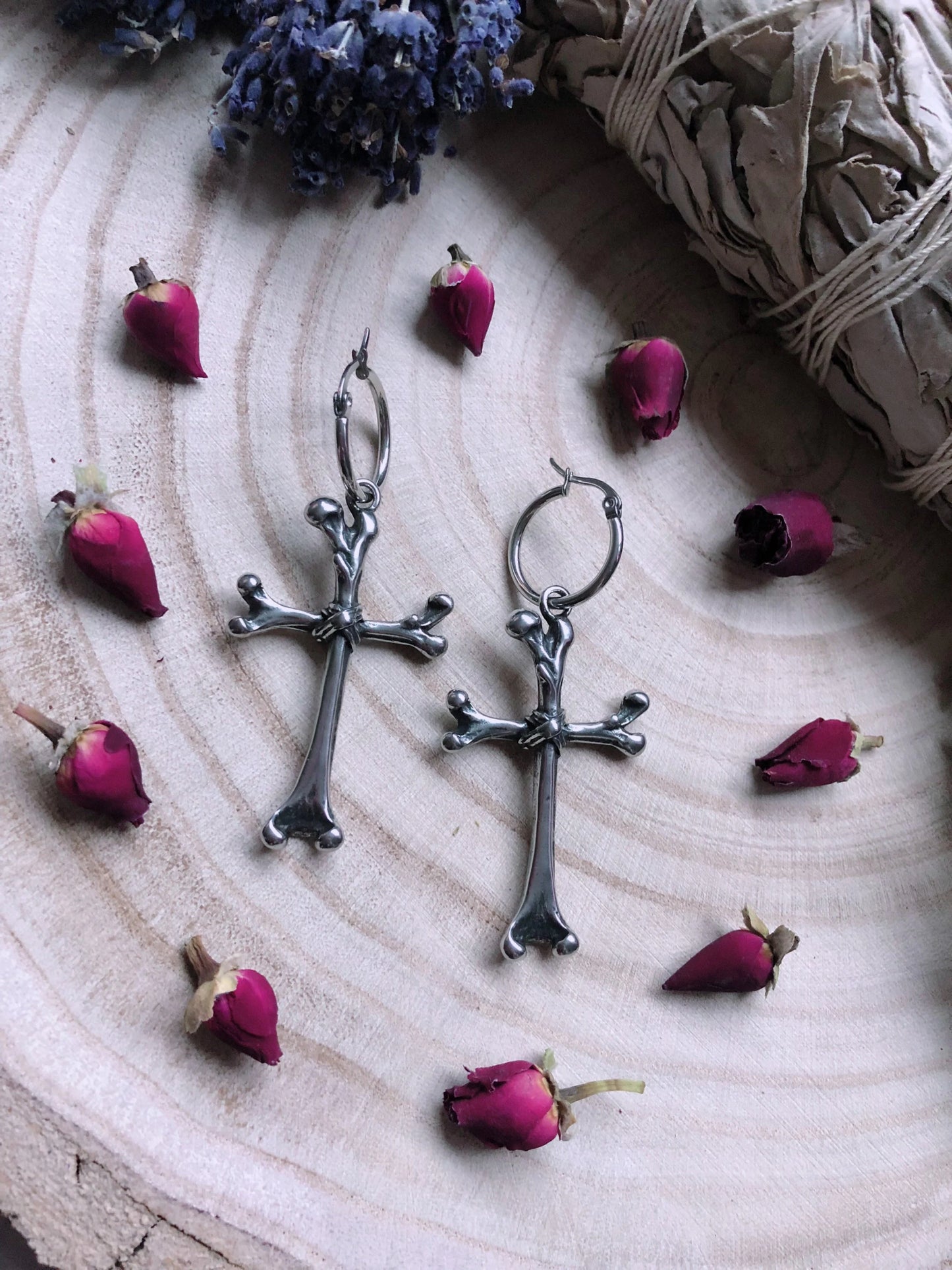Of Blood & Bones Hoop Earrings