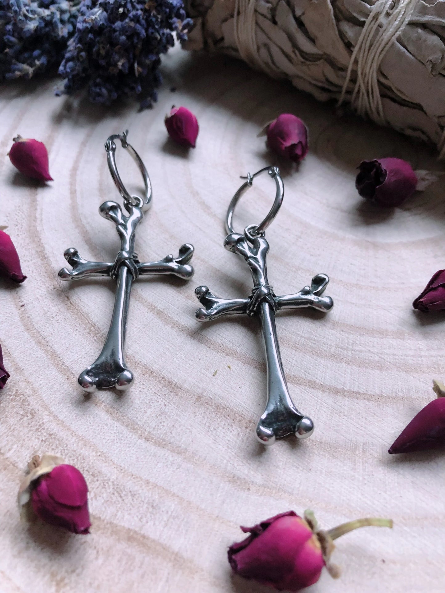 Of Blood & Bones Hoop Earrings