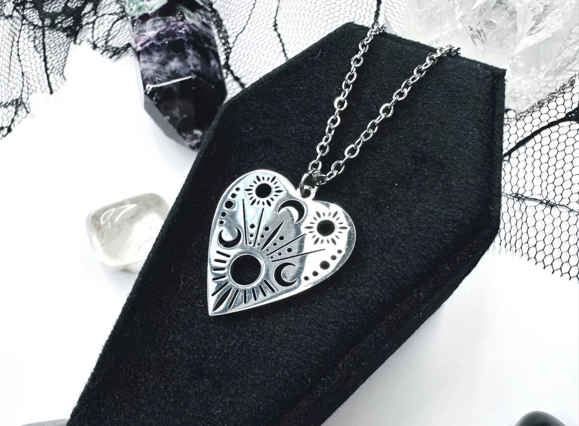 Stainless Steel Ouija Planchette Choker