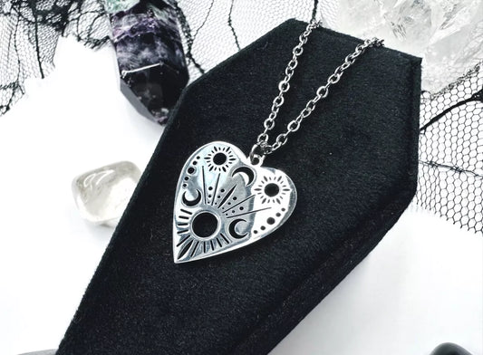Stainless Steel Ouija Planchette Choker