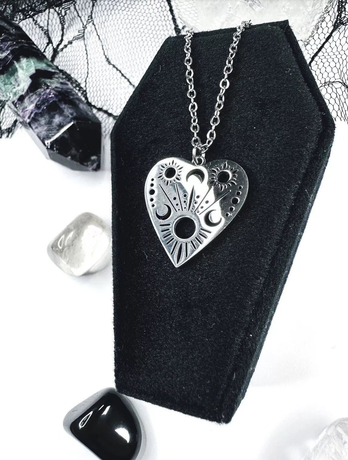 Stainless Steel Ouija Planchette Choker