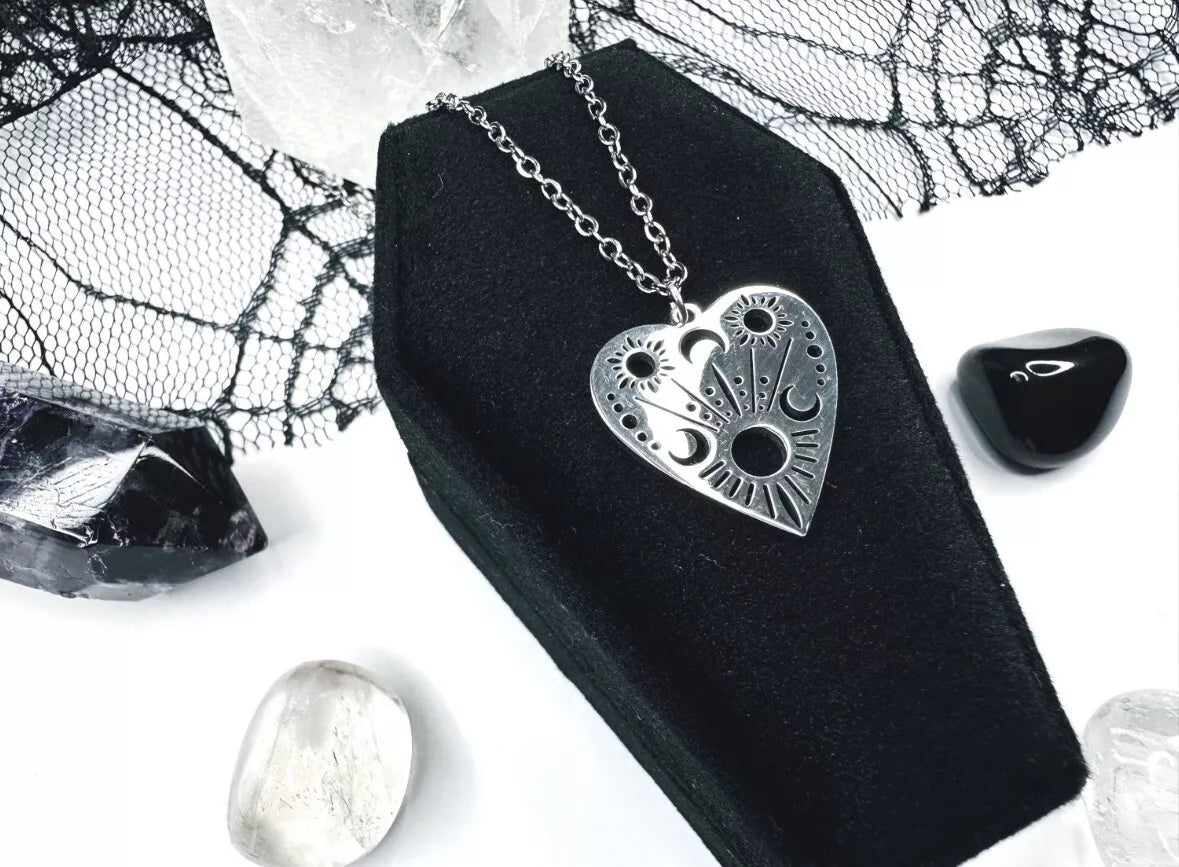 Stainless Steel Ouija Planchette Choker