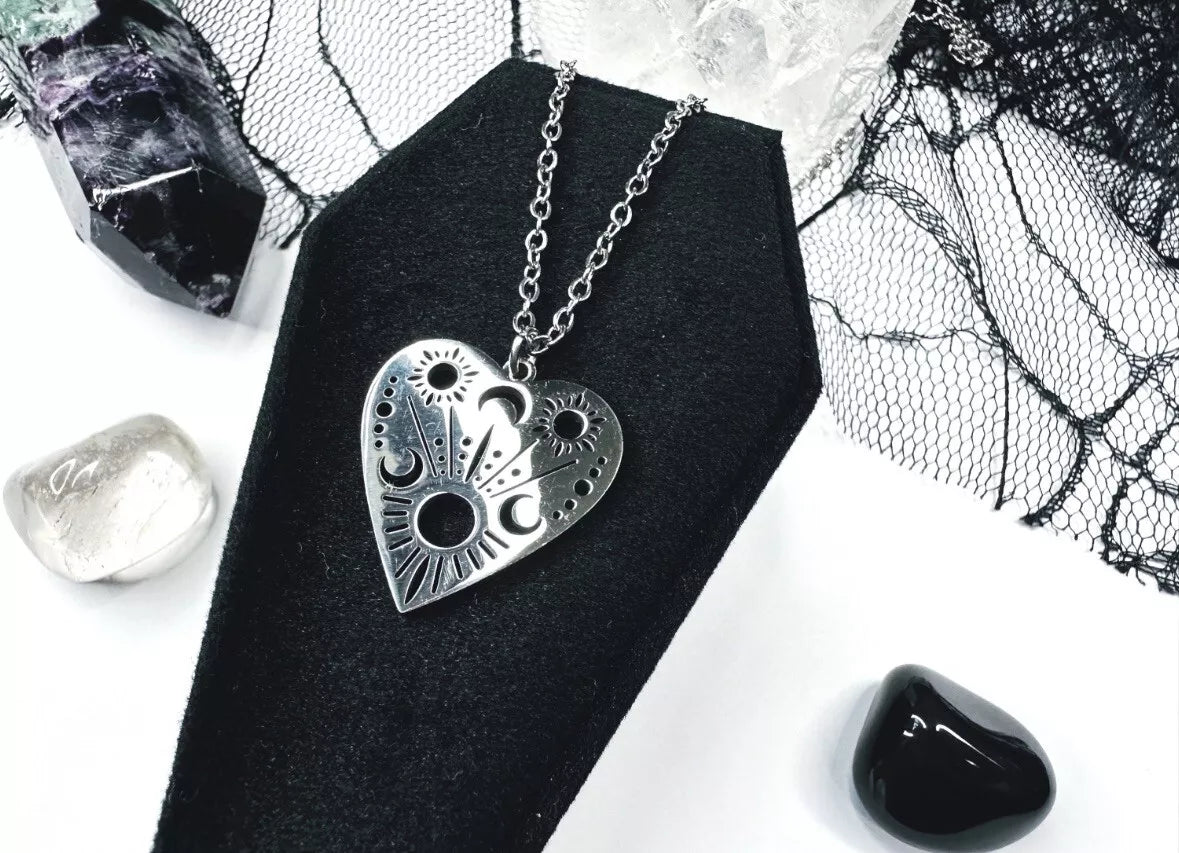 Stainless Steel Ouija Planchette Choker