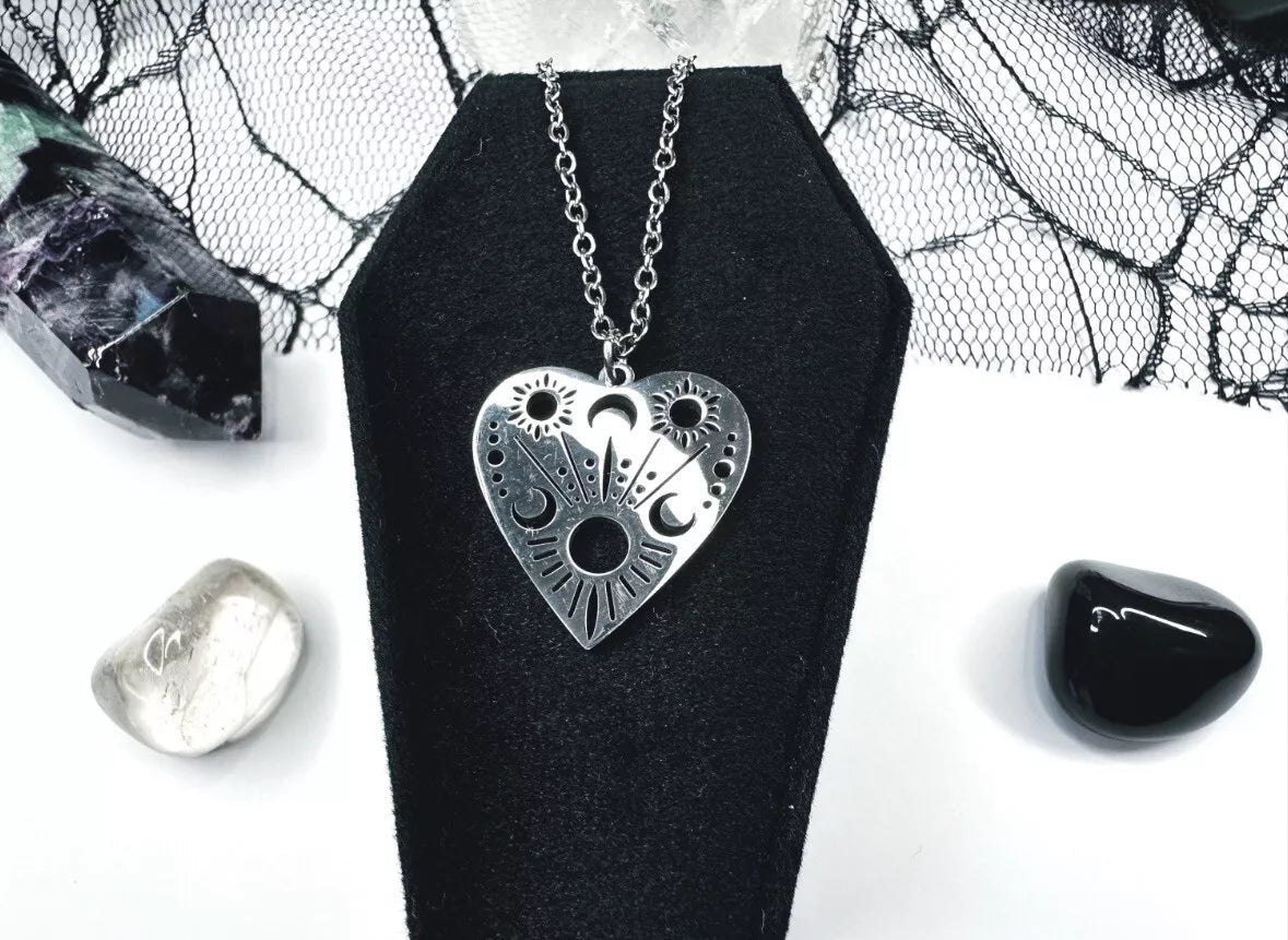 Stainless Steel Ouija Planchette Choker