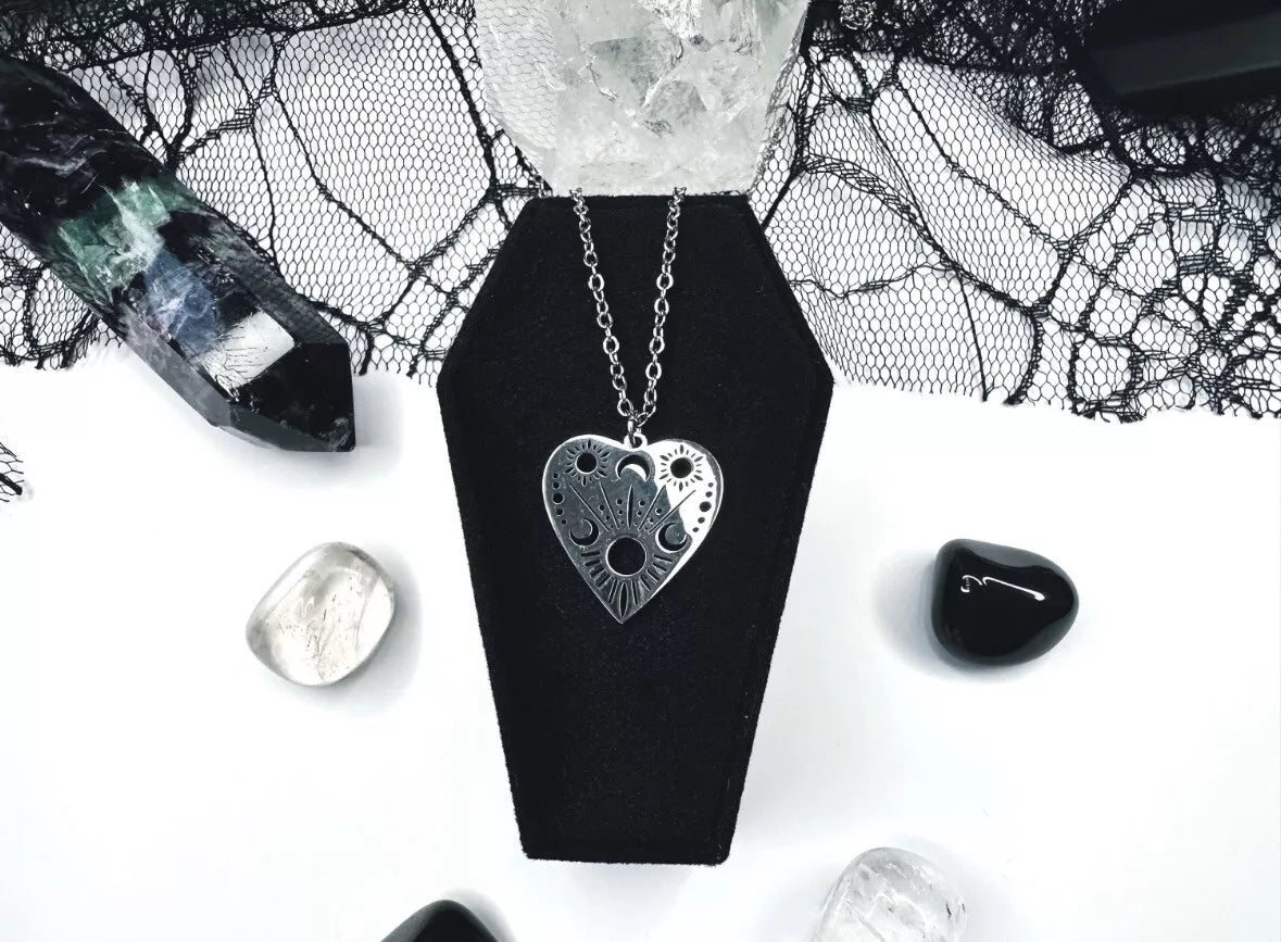 Stainless Steel Ouija Planchette Choker