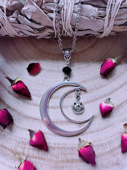 Pumpkin Moon Necklace