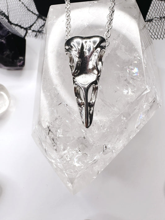Raven Skull Necklace