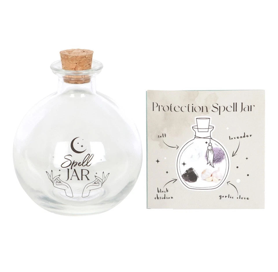 Glass Spell Jar With Recipe Booklet