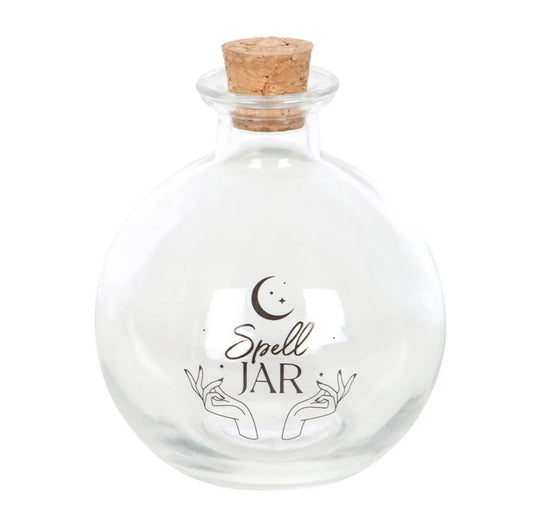 Glass Spell Jar With Recipe Booklet