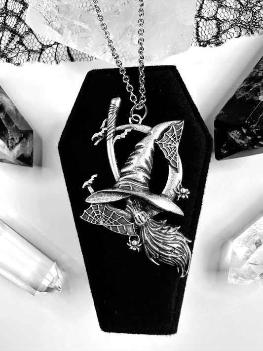 Spooky Witches Moon Necklace