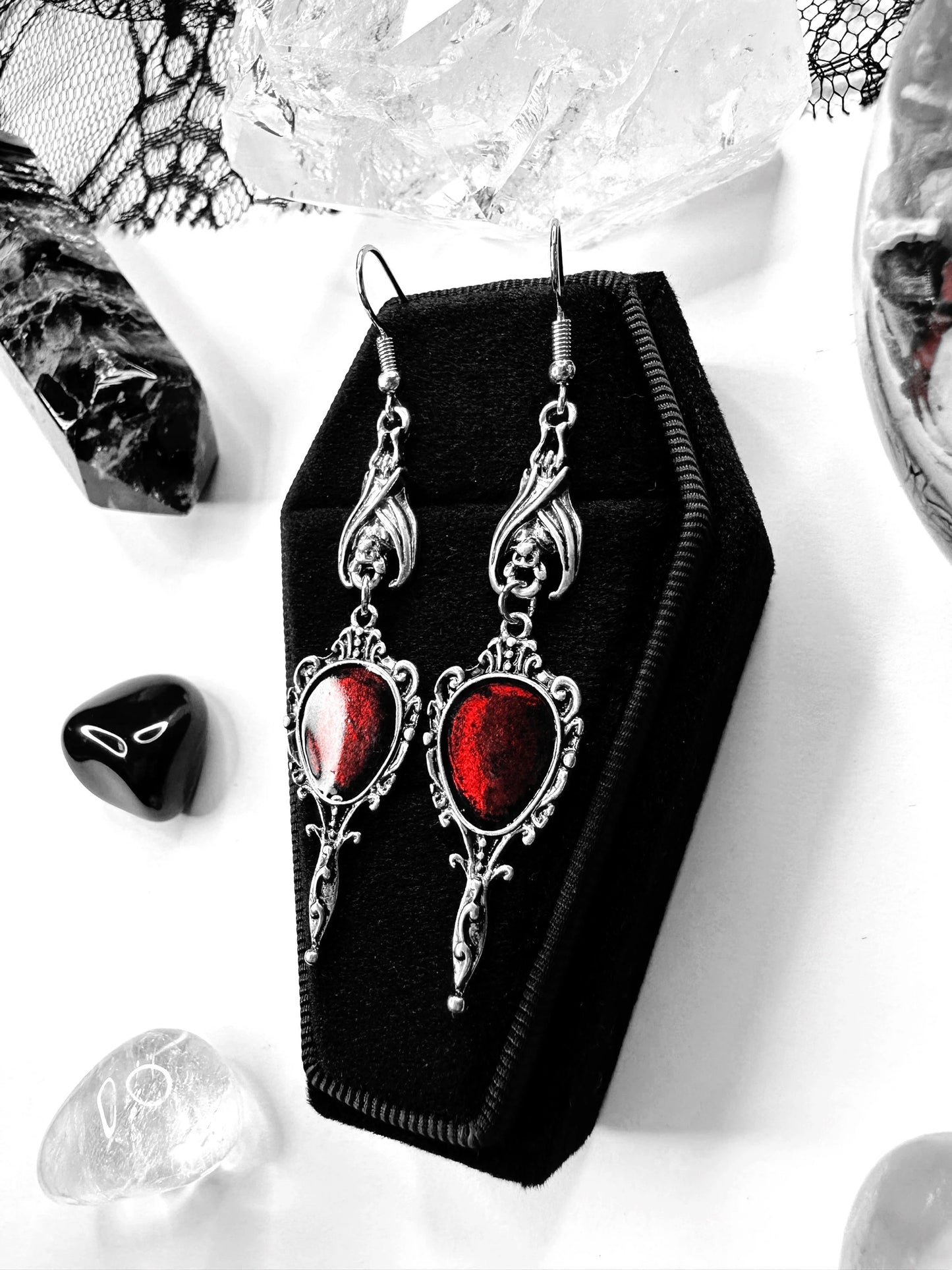 Vampira's Reflection Earrings