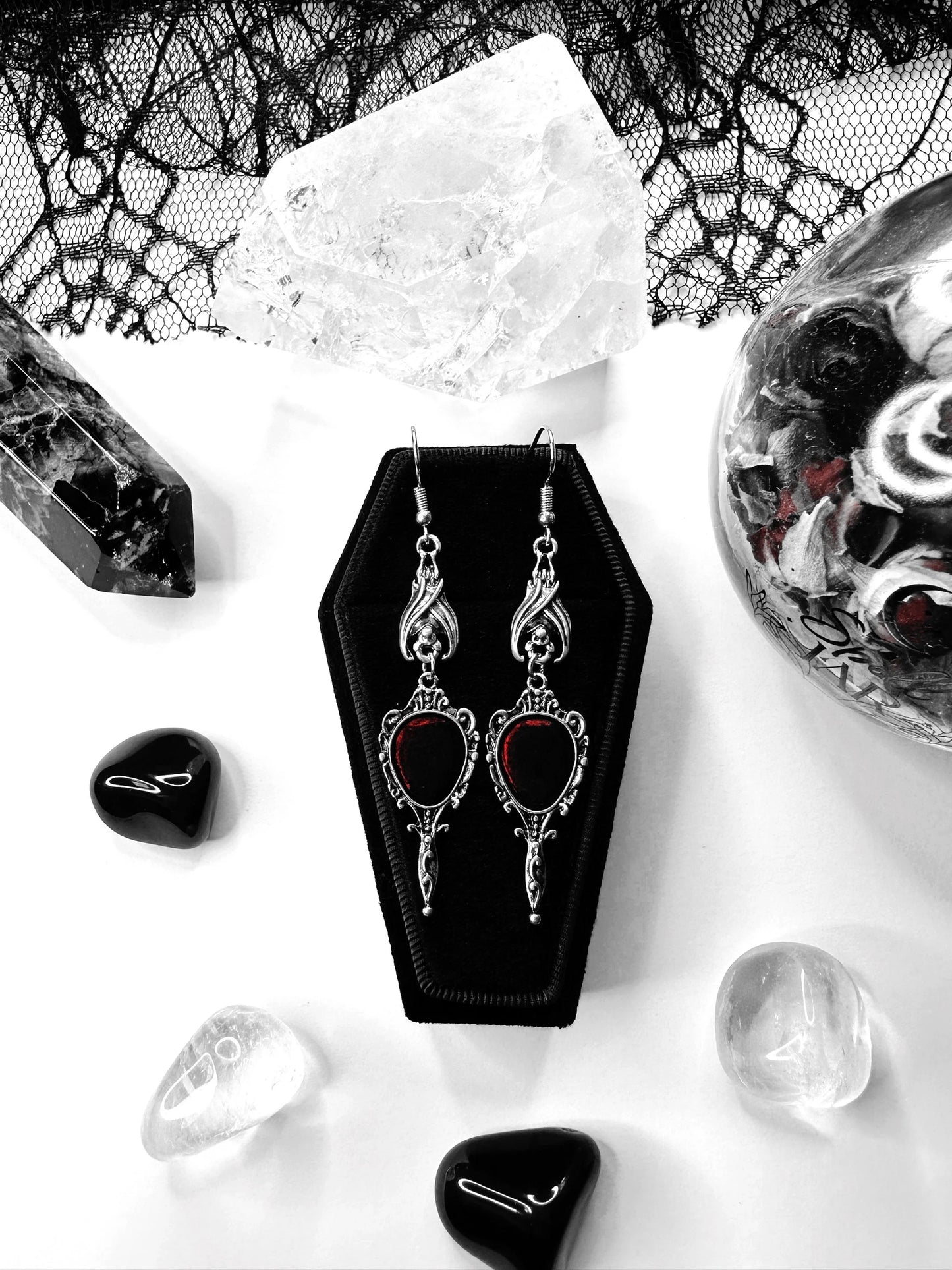Vampira's Reflection Earrings